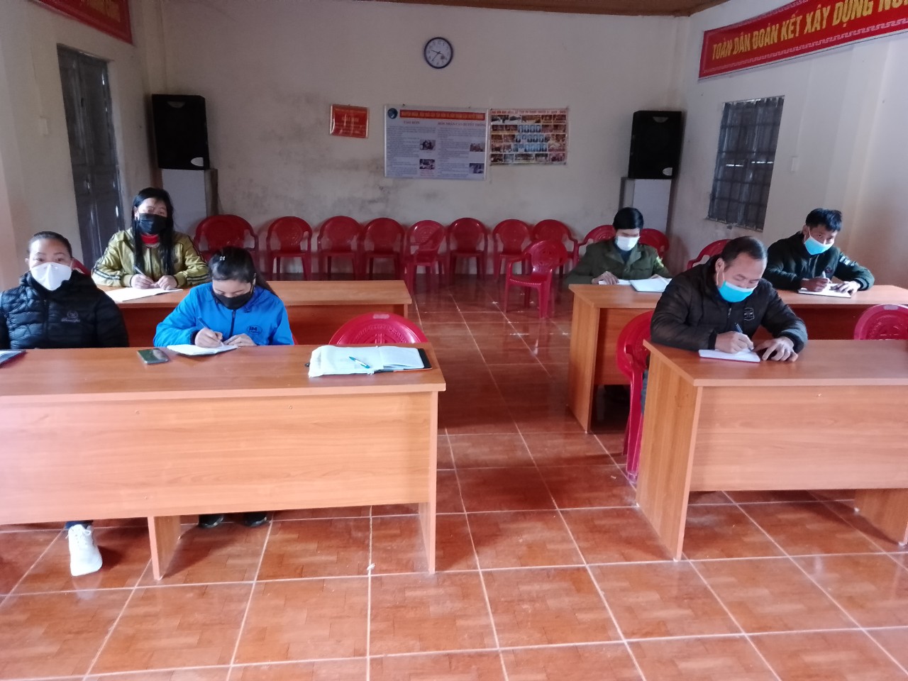 Ban pháp chế Hội đồng nhân dân xã Giám sát tại thôn Sơn Thành
