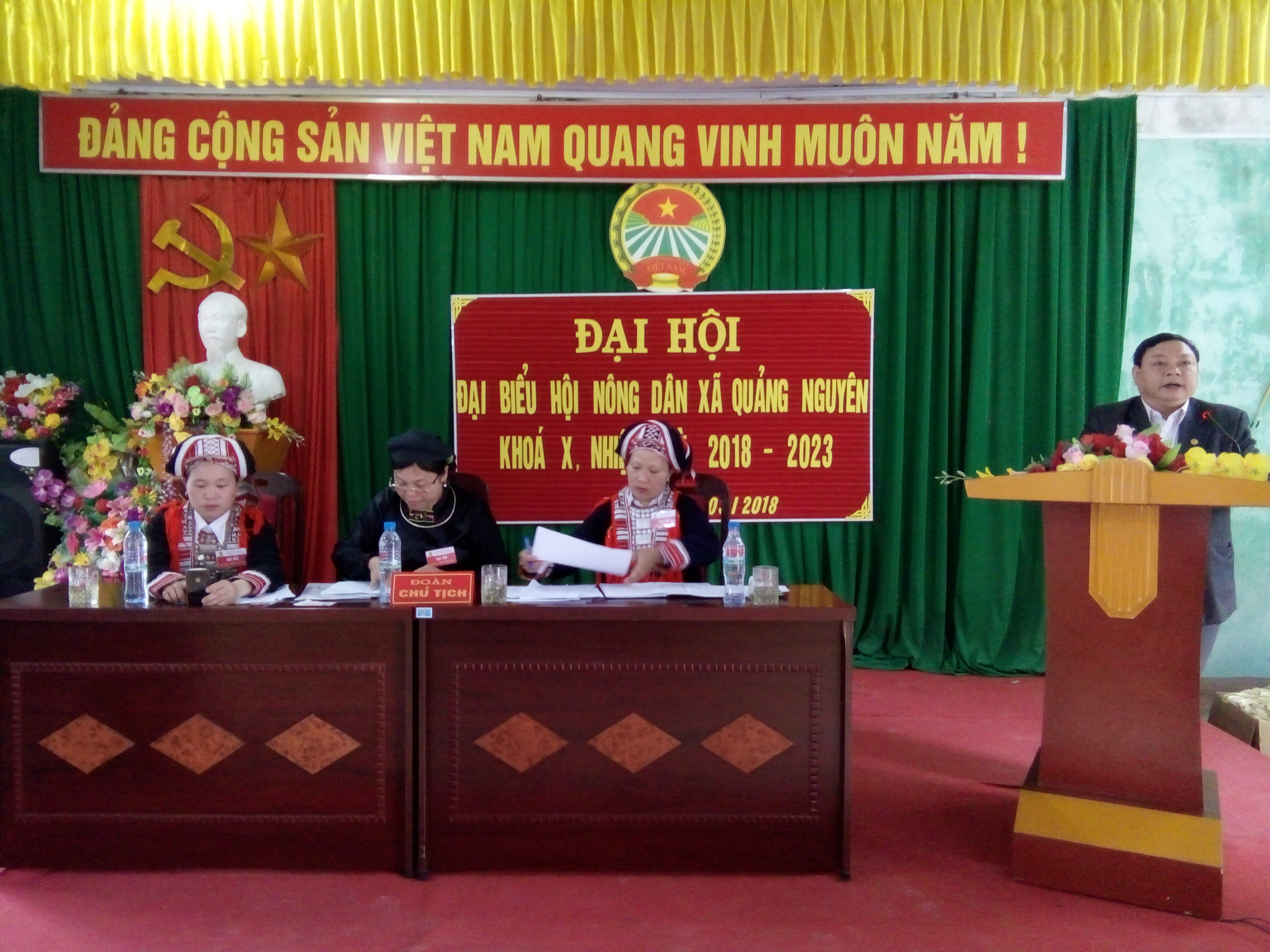 Hội nông dân xã Quảng Nguyên Đại hội lần thứ X ( nhiệm kỳ 2018 - 2023)